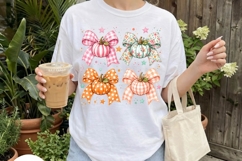 Cute Pumpkin Bow Autumn Product Image 4