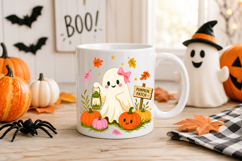 pumpkin patch, ghost clipart, halloween png, cute ghost, pumpkin png, fall clipart, spooky cute, sublimation png, printable png, clipart png