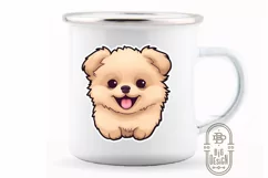Cute Puppy Stickers x16 | Doggy Print and Cut Sticker Bundl Product Image 5