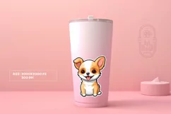 Cute Puppy Stickers x16 | Doggy Print and Cut Sticker Bundl Product Image 4
