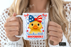 Quackin With Independence Funny PNG | 4th Of July PNG Product Image 2