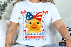 Quackin With Independence Funny PNG | 4th Of July PNG Product Image 3