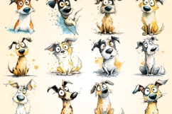 Cute Quirky Dogs Clipart Bundle 36 PNG Transparent BG Product Image 4