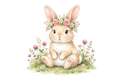 Cute Rabbit Png| Fairy Garden Png Product Image 1