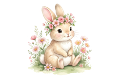Cute Rabbit Png| Fairy Garden Png Product Image 1