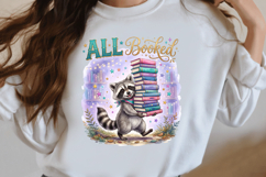 Cute Raccoon School Png Product Image 3