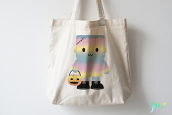 Cute Rainbow Halloween Bundle Clipart Product Image 5