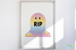 Cute Rainbow Halloween Bundle Clipart Product Image 6