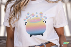 Cute Rainbow Halloween Clipart Product Image 2