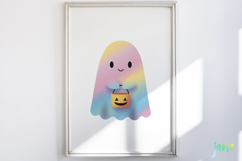 Cute Rainbow Halloween Clipart Product Image 5