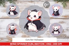 Wind Spinner Cute Rat Halloween Product Image 1