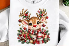 Cute Reindeer Christmas Holiday PNG Product Image 2