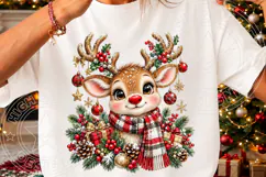 Cute Reindeer Christmas Holiday PNG Product Image 3