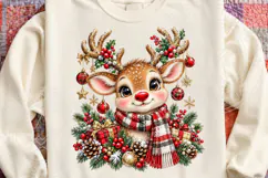 Cute Reindeer Christmas Holiday PNG Product Image 4
