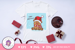 Cute reindeer clipart kawaii Christmas png cartoon character Product Image 2