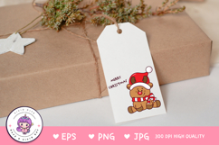 Cute reindeer clipart kawaii Christmas png cartoon character Product Image 4