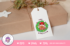 Cute reindeer clipart kawaii Christmas png Kid gift t shirt Product Image 4