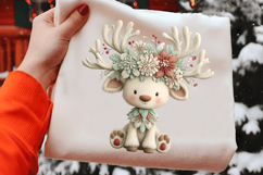 Cute Reindeer Festive Antlers PNG Product Image 2