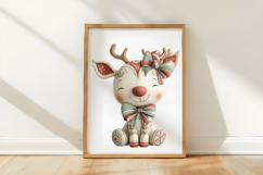 Cute Reindeer Festive Antlers PNG Product Image 3