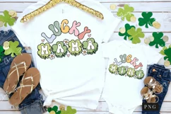 Retro Lucky Mama And Mini PNG | St Patrick's Day PNG Product Image 2