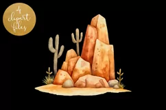 Boho Prairie Animals Clipart - 4 PNG Files Product Image 3