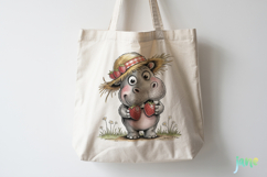 Cute Safari Animals with Strawberries Product Image 9