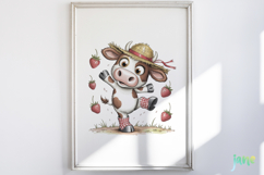 Cute Safari Animals with Strawberries Product Image 2