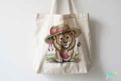 Cute Safari Animals with Strawberries Product Image 3