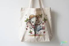 Cute Safari Animals with Strawberries Product Image 3