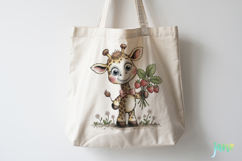 Cute Safari Animals with Strawberries Product Image 3
