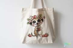 Cute Safari Animals with Strawberries Product Image 3