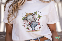 Cute Safari Animals with Strawberries Product Image 2