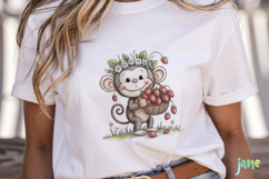 Cute Safari Animals with Strawberries Product Image 5