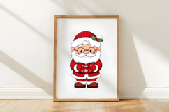 Cute Santa and Mrs. Claus Clipart Product Image 3