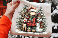Cute Santa Claus Christmas Clipart Product Image 2