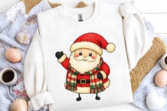 Cute Santa Claus Christmas Doodle PNG Clipart Printable Art Product Image 2