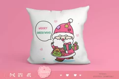 Cute Santa clipart Kawaii Christmas clipart xmas png Product Image 5