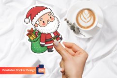 Cute Santa Sticker, Christmas Sticker, Santa Claus Art Product Image 1