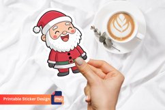 Cute Santa Sticker, Christmas Sticker, Santa Claus Art Product Image 1