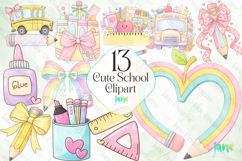 Cute School Clipart Png Product Image 1