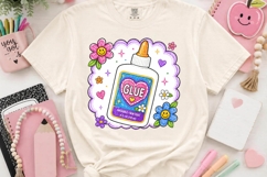 Cute School Glue Bottle Clipart PNG Classroom Supplies Product Image 2