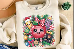 Cute School Supplies Sublimation Png Product Image 3