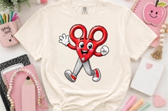 Cute Scissors Character PNG Classroom Craft Design Product Image 2