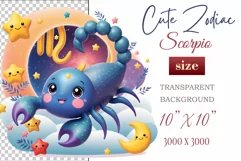 Friendly and cute 3D cartoon Scorpio - perfect clipart for your projects. Suitable for astrology, greeting cards, t-shirts, and more!