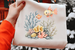 Cute Sea Animals Clipart Sublimation Product Image 2