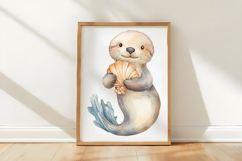 Cute Sea Animals Clipart Sublimation Product Image 3