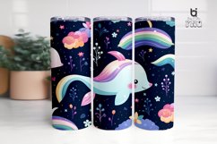 Cute Rainbow pattern Sublimation tumbler Design Product Image 10