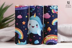 Cute Rainbow pattern Sublimation tumbler Design Product Image 11