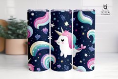 Cute Rainbow pattern Sublimation tumbler Design Product Image 12