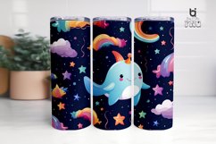 Cute Rainbow pattern Sublimation tumbler Design Product Image 2